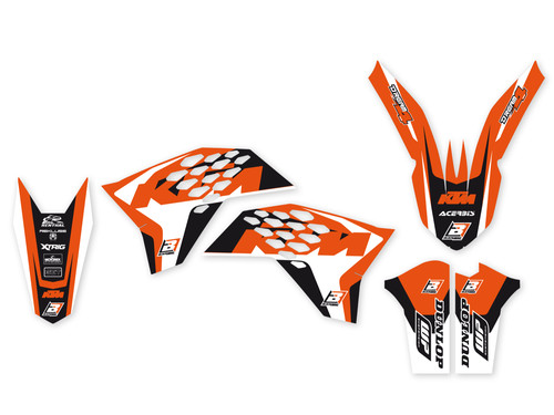 Grafiche adesive ktm 400 - adesive,