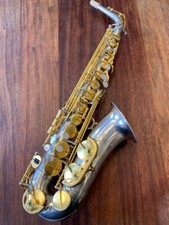 Nuovissimo sassofono contralto RAMPONE & CAZZANI AUG in argento e oro - spedizione gratuita  