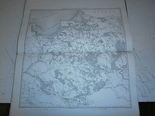 Carte 19° année 1864 Pays compris entre la Vistule et la Prégel