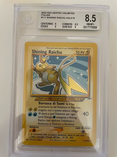Pokémon shining raichu 2002 - pokémon,