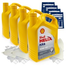 20 litri olio motore originale Shell Helix HX6 10W40 550039794 MB 229.3 SET