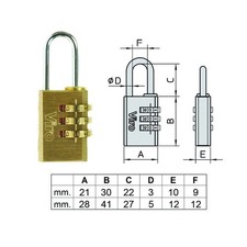 Lucchetti ad arco anazione con