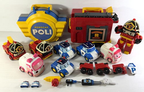 Lotto robocar poli toys deluxe - poli,