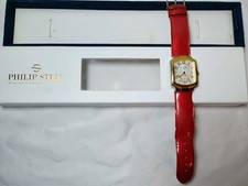 Orologio al quarzo Philip Stein bicolore firmato quadrante oro 27mm - necessita di batteria