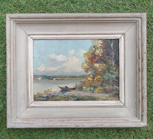 Ancienne peinture huile - peinture,