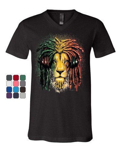 Shirt rasta lion - con, cuffie