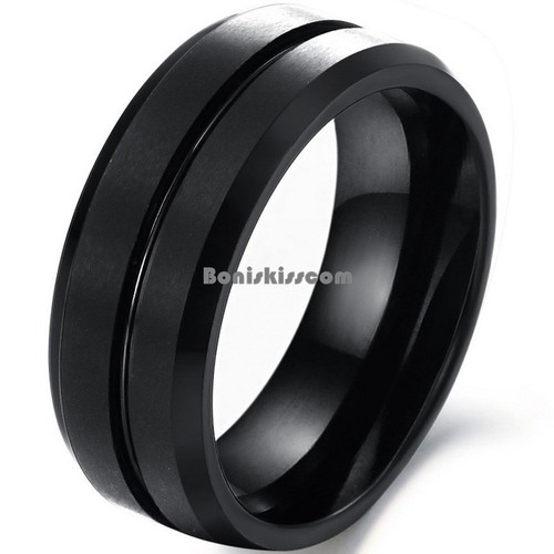 Anello unisex 8mm - anello, carburo