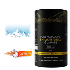 Himalayan Shilajit GOLD Gomma, Biologico, Estremamente Potente 3000 mg,Consegna Rapida