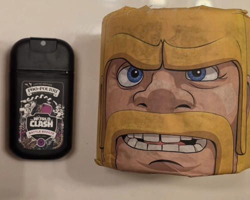 Carta igienica clash - carta, clans