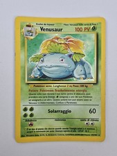 Carta Pokemon Venusaur 15/102 Rara Holo Set Base Anno 1999 Discreta Ita