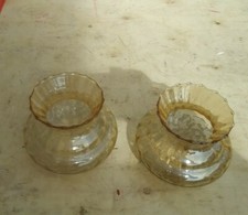 2 Vintage Glass Cups