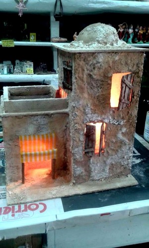 Casa araba con - luce, miniatura