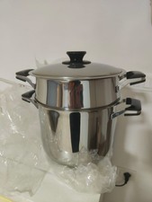 Imco Pentola+Vaporiera Nuove Mai Usate Misura Della Pentola Diametro 24 Alta 20