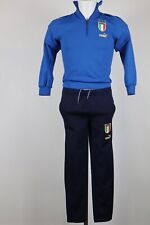 PUMA ITALIA TUTA COMPLETA CALCIO RAGAZZO Tg L TRACKSUIT SPORT VINTAGE