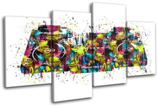 Quadro astratto CDJ Deck Music