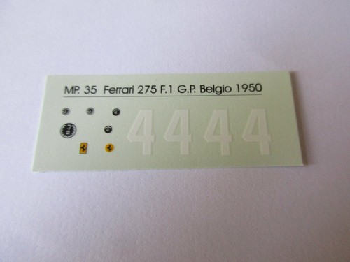 Decal ferrari 275 f1 gp - 1/43,