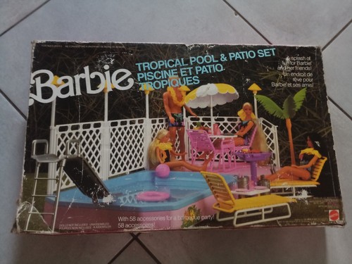 Barbie mattel 3041 piscine - mattel, et