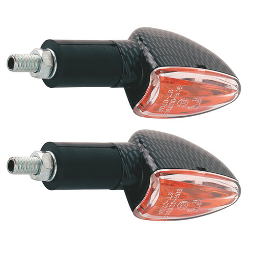 Coppia frecce moto lampadina
