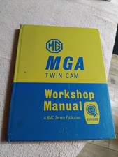 Manuale officina MG MGA