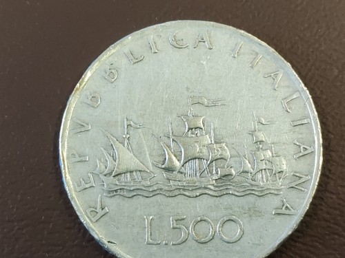 Moneta 500 lire italiane in - lire,