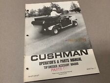 Cushman Top Dresser 884000 spargisabbia ricambi tecnici manuale libro Ryan Greens