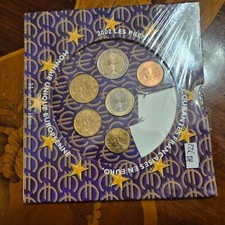 SERIE DIVISIONALE  FRANCIA 2002   MANCANO 1 E 2 CENTESIMI