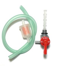 RUBINETTO BENZINA 10x1 ROSSO Uscita Laterale X Fifty tubone collage oscar motron