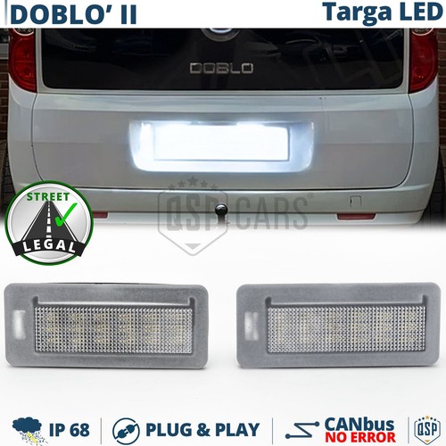 Placchette luci targa - luci, led