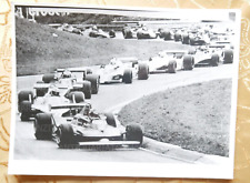 24X18 FOTOGRAFIA FOTO 1970CA F1 FORMULA PILOTA FERRARI GILLES VILLENEUVE