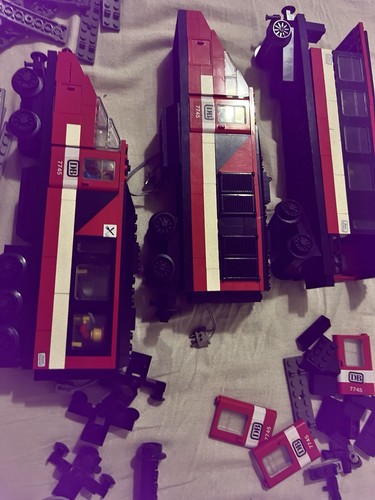 Lego 7745 binari treno grigi - lego,