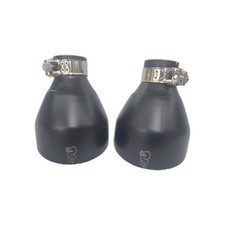 N. 2 TERMINALI SCARICO ACCIAIO