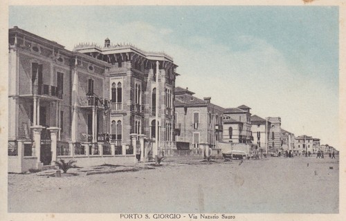 Cartolina porto san giorgio - cartolina,