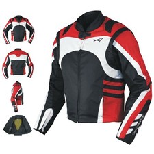 Giacca Moto Tessuto Cordura
