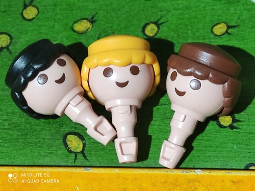Playmobil teste parrucche - playmobil,