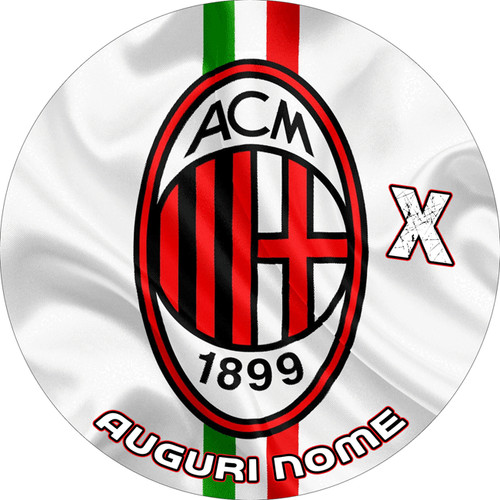 Cialda milan calcio squadra - milan,