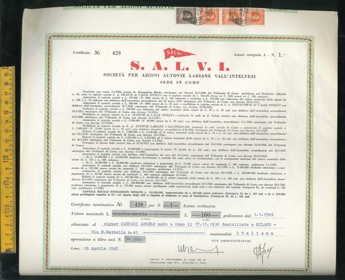 Certificato azionario azione - azionario,