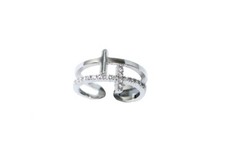 Anello croci in argento puro