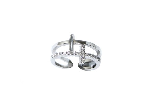 Anello croci argento puro - anello,