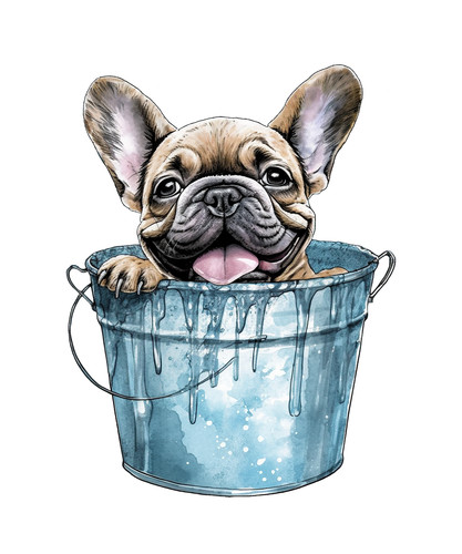 Adesivi auto bulldog francese - adesivi,