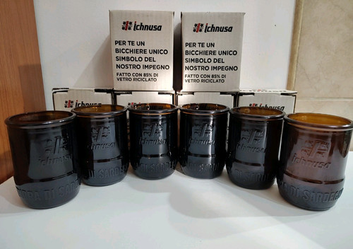 Birra ichnusa set - 6, bicchieri
