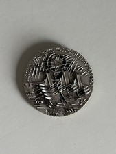 ARNALDO POMODORO SCULTURA MEDAGLIA PER REPUBBLICA SAN MARINO ARGENTO ANNO 1990