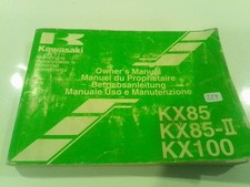 Kawasaki KX 85 KX 100 02 libretto uso e manutenzione 999761098 GB FR DE IT