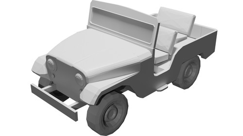 Modello veicolo jeep replica - veicolo,