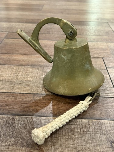 Campana nave vintage ottone - campana, in