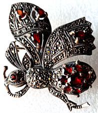 Sterling Silver Garnet &