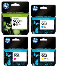 HP 4 CARTUCCE ORIGINALI 903XL