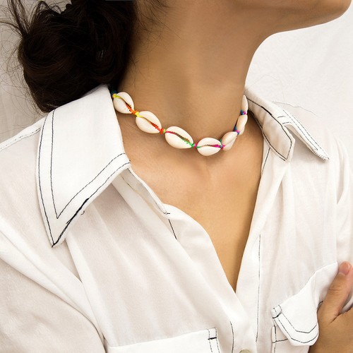 Cowrie pendant necklace - pendant,
