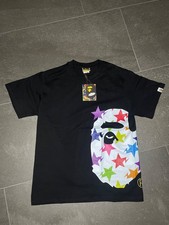 T-shirt Bape nera stampa Star
