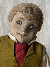 Rara antica bambola ragazzo in