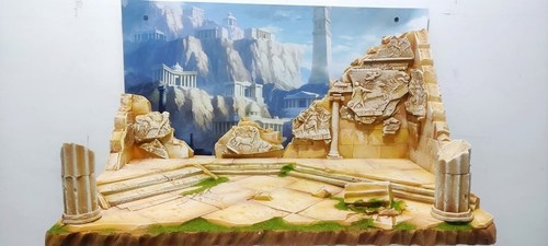 Diorama myth cloth saint - diorama,